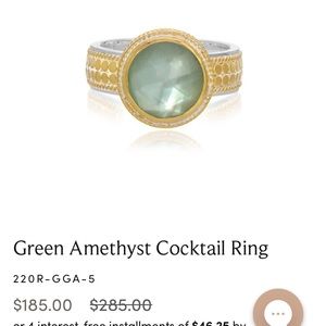 Anna Beck cocktail Ring